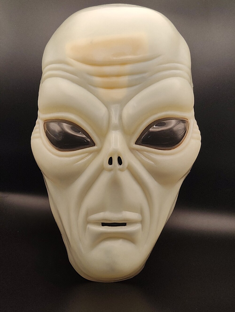 Vintage 1998 Rubie's Costume Co. Alien Mask - Glows In The Dark! Halloween GID